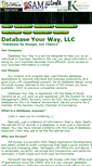 Mobile Screenshot of databaseyourway.com